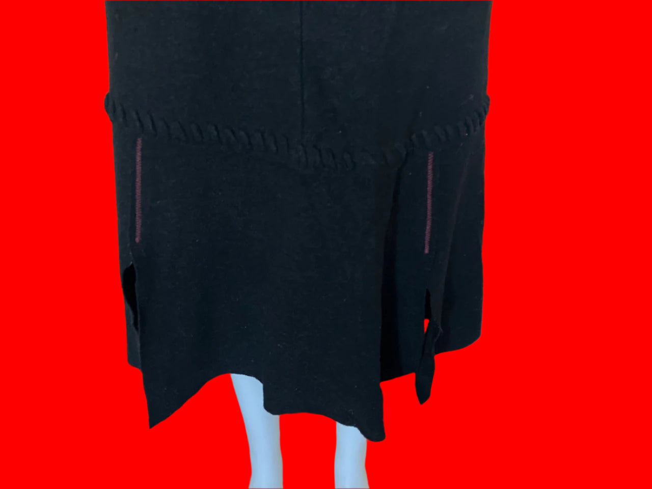 Vintage - Animale of France Toasty Wool Skirt - Size: L