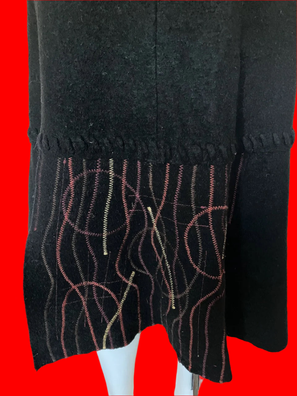 Vintage - Animale of France Toasty Wool Skirt - Size: L