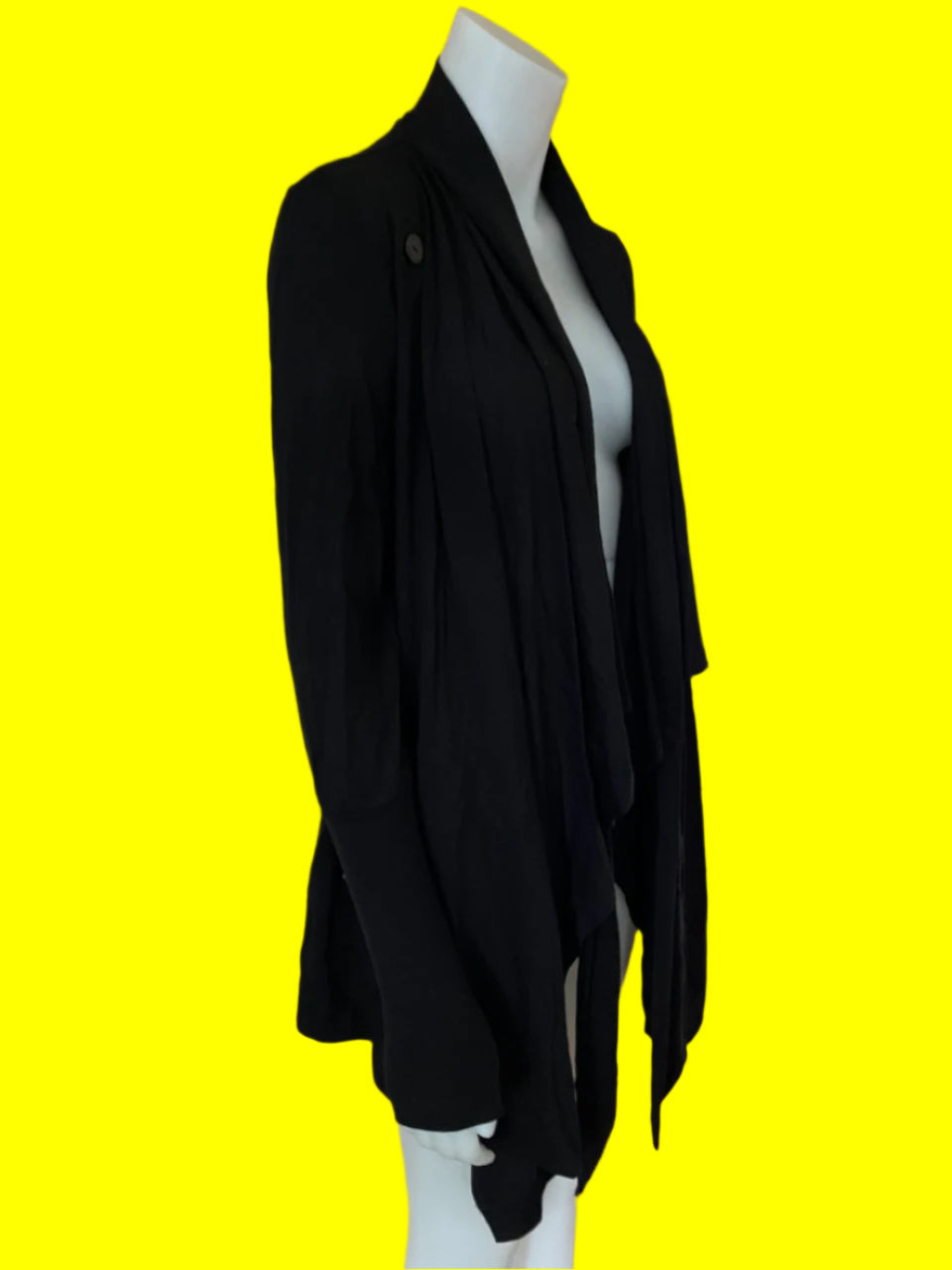 Icebreaker - Flowing Black Cardigan Excellent Condition - Size: S (Generous Fit)