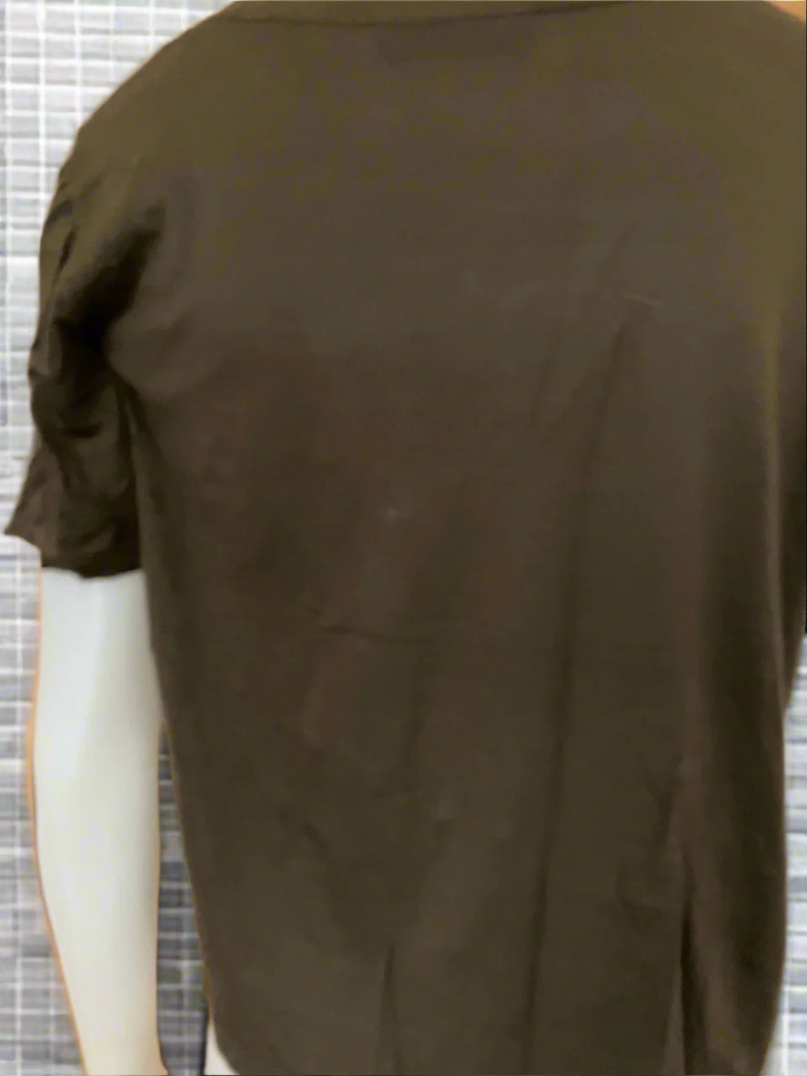 Icebreaker - Olive Green Round Neck Tee - Size: S