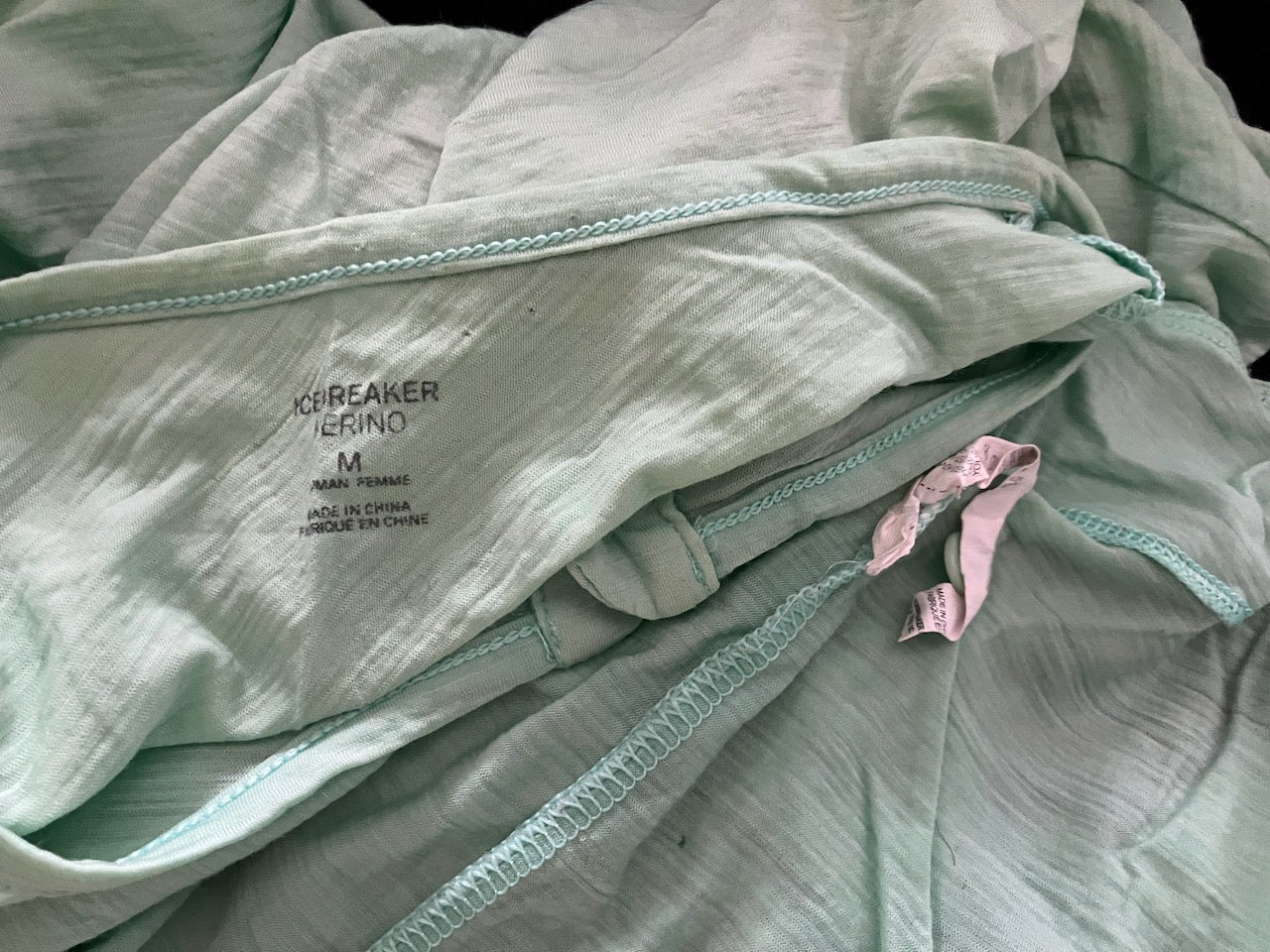 Icebreaker - Pastel Green Tee - Size: M