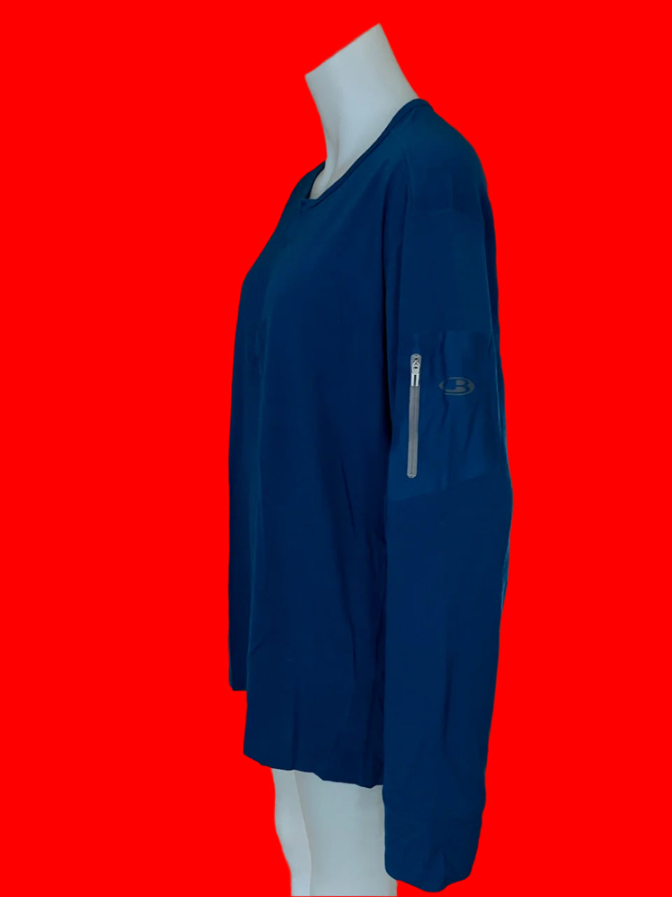 Icebreaker - Blue Top With Domes - Unisex - Size: XL
