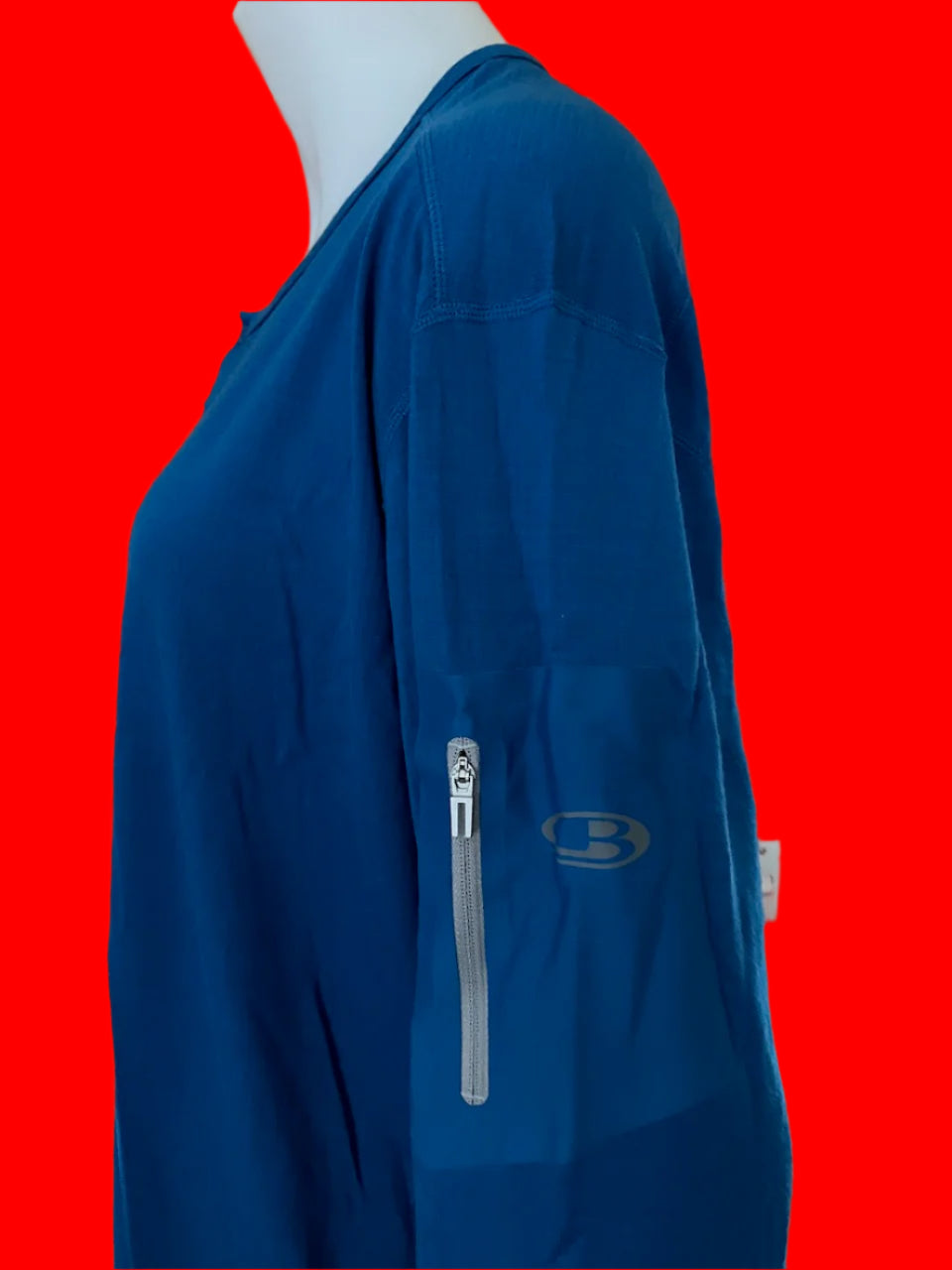Icebreaker - Blue Top With Domes - Unisex - Size: XL