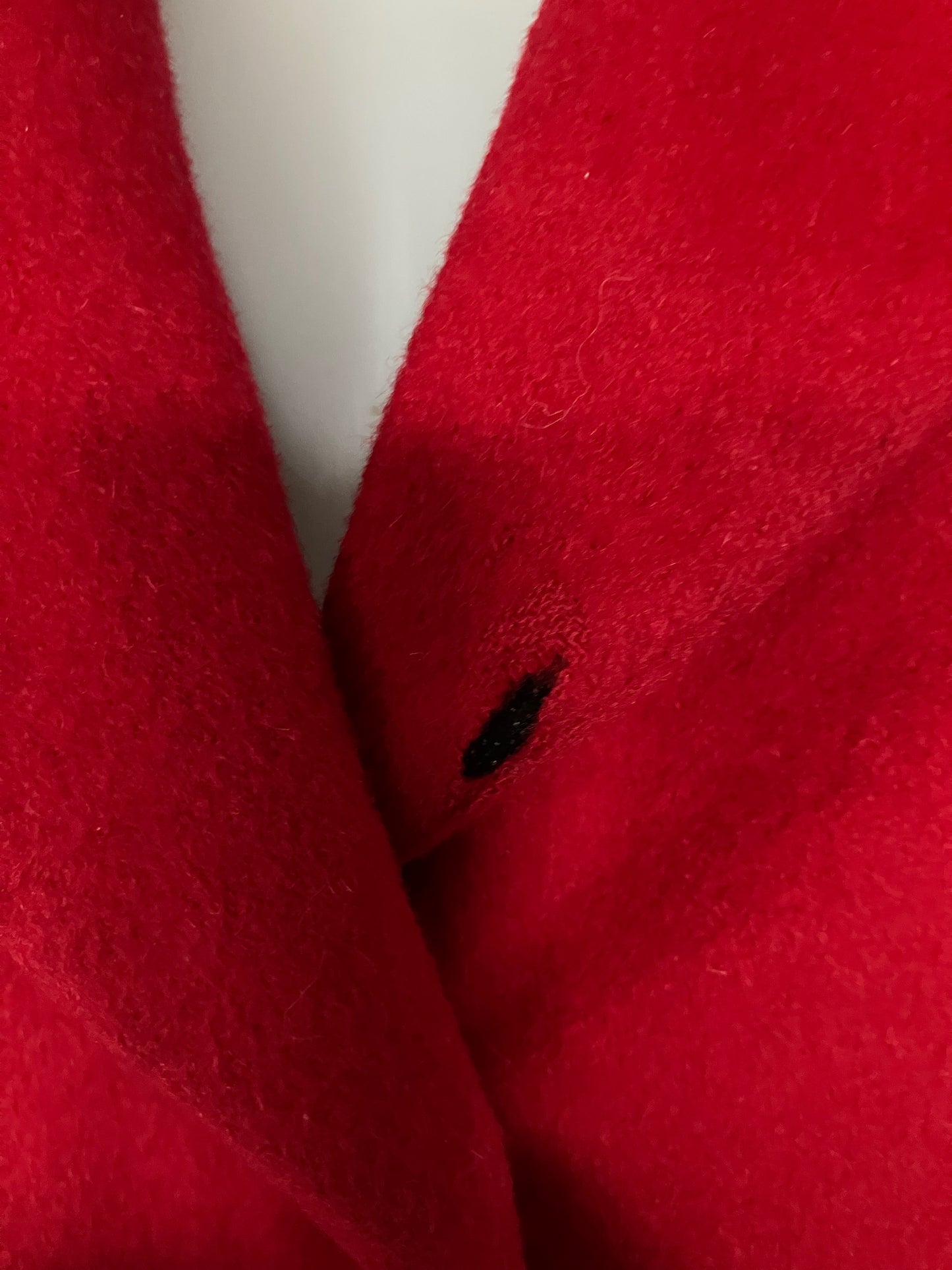 World $$$$ Riding Jacket Vibrant Red With Fur Trim - Size: M