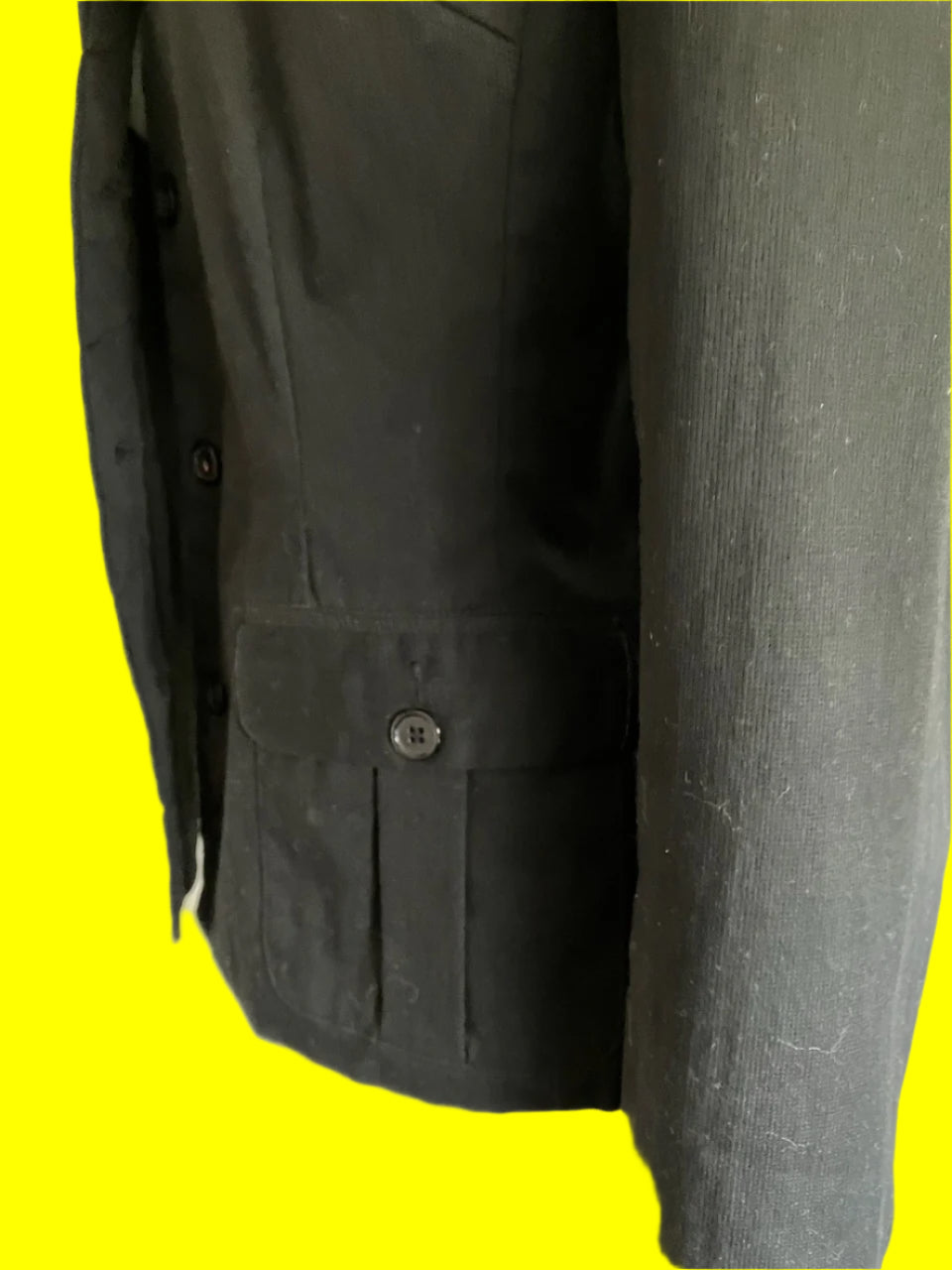 Max - Black Blazer With Pockets Size: 10