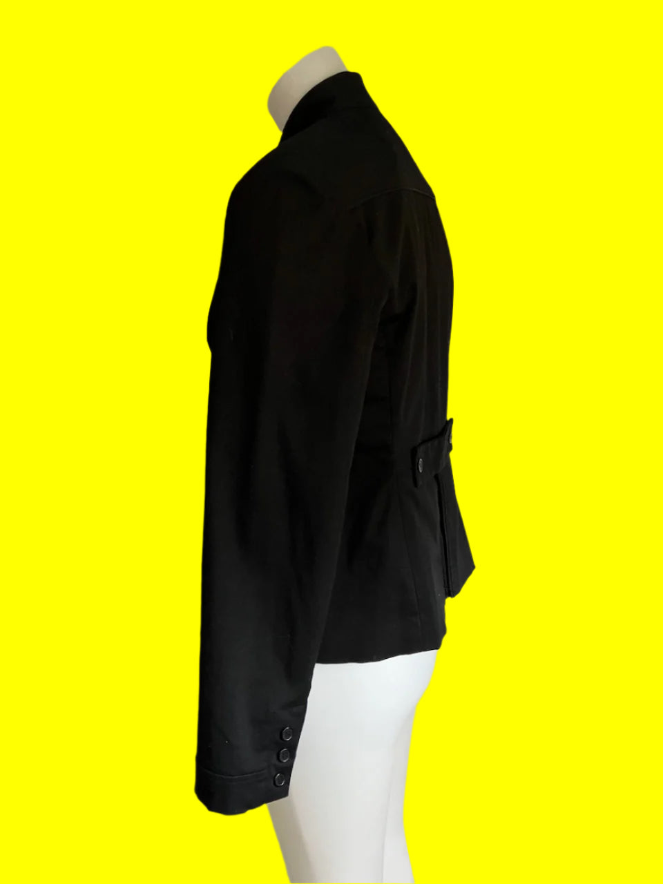 Max - Black Blazer With Pockets Size: 10