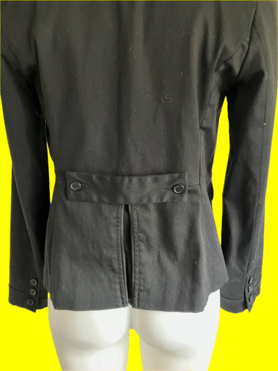 Max - Black Blazer With Pockets Size: 10