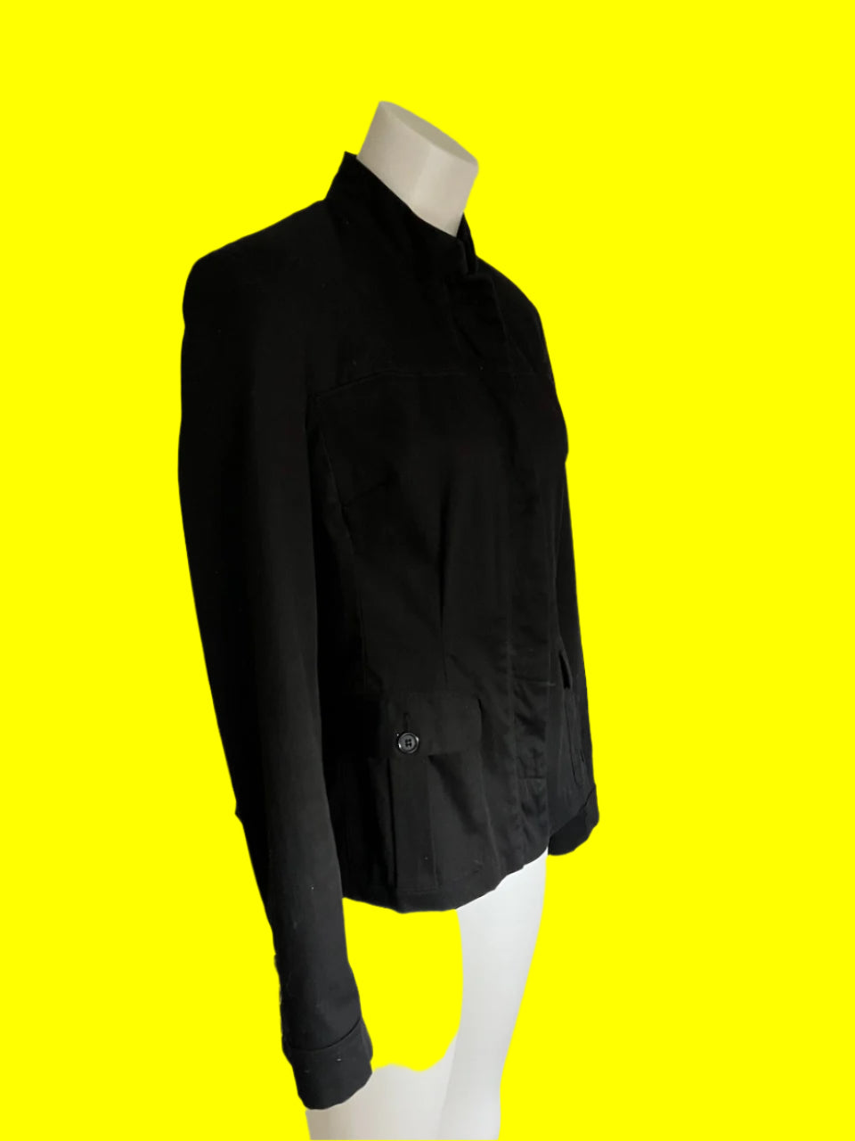 Max - Black Blazer With Pockets Size: 10