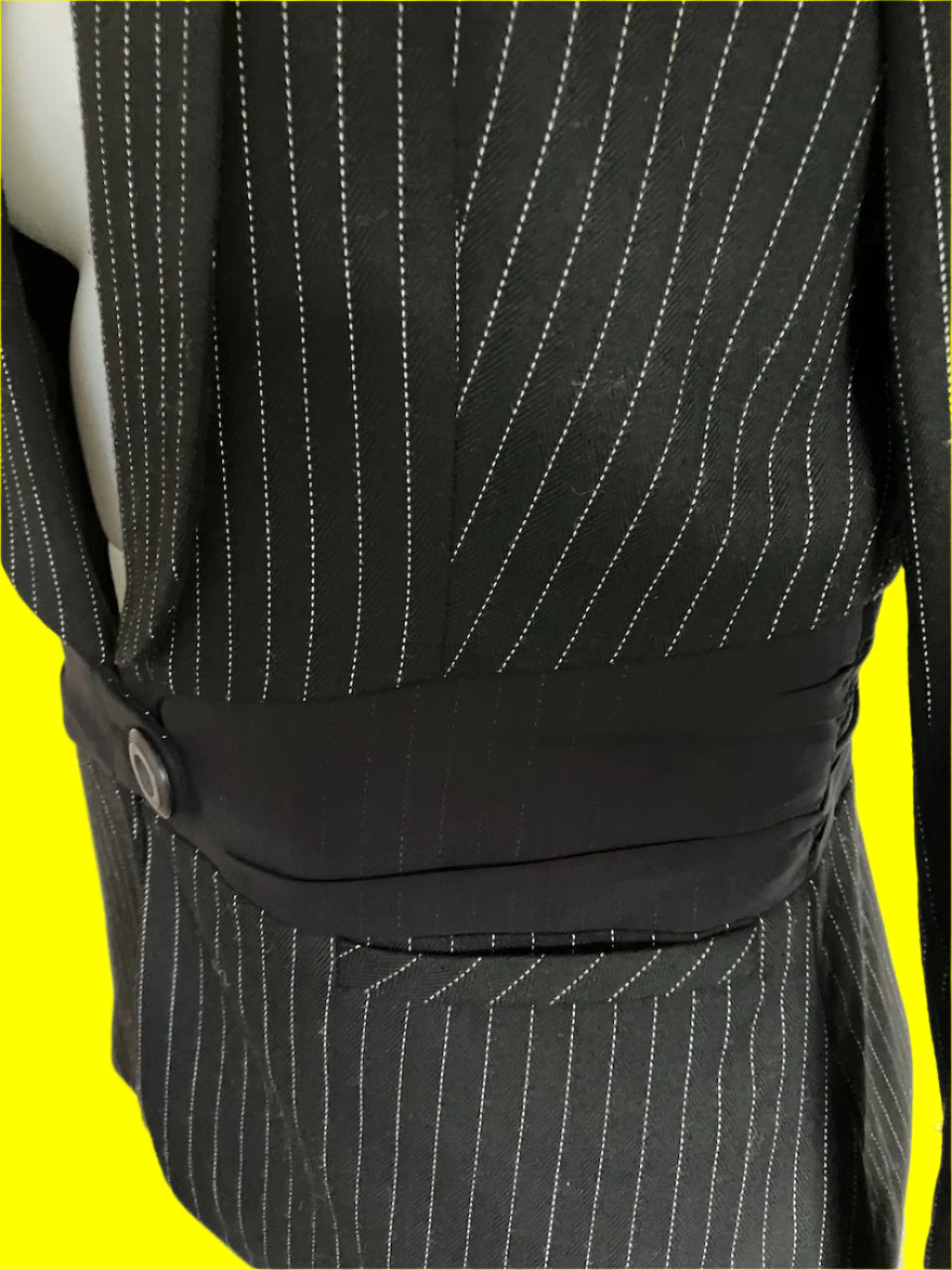 Review - Black & Pinstripe Blazer - Size: 12