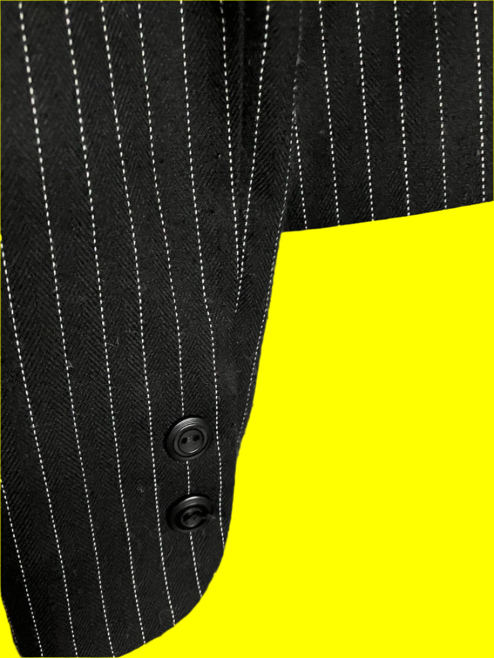 Review - Black & Pinstripe Blazer - Size: 12