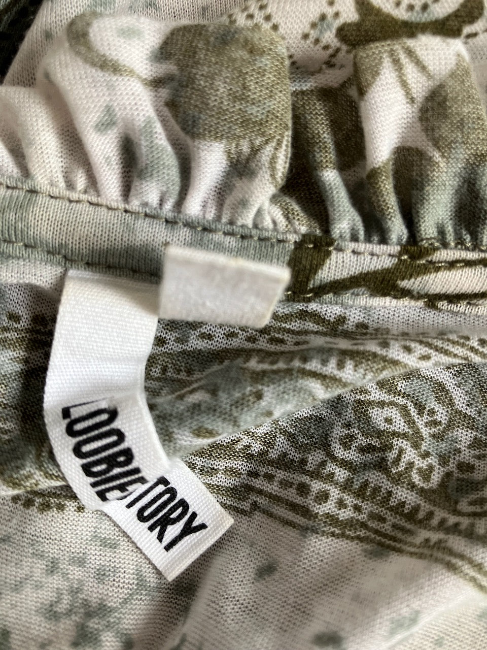 Loobies Story - Paisley Print Top With Tie - Size: 10