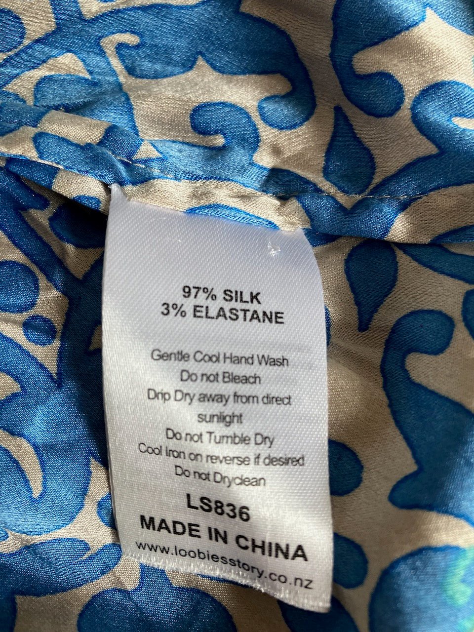 Loobies Story - Silk Top With Embellishment - Size: 12