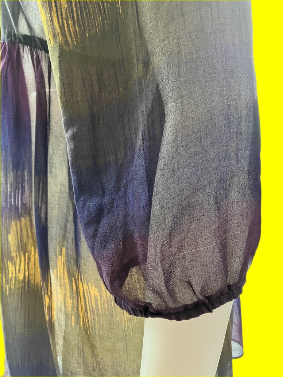 Wallis - NZ Designer Sheer Tunic Top - Size: M