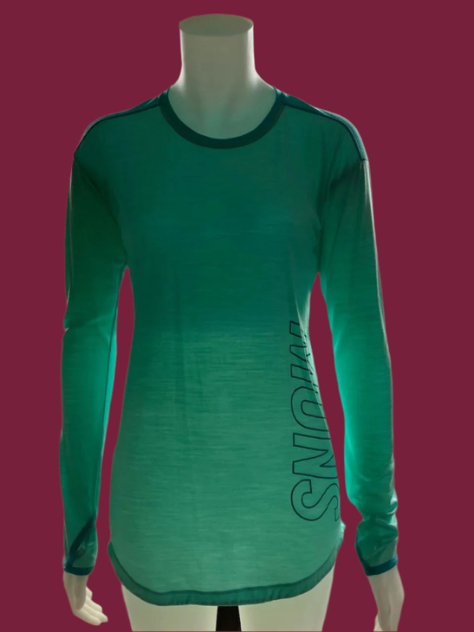 Mons Royale - Blue Merino Top - Size: S
