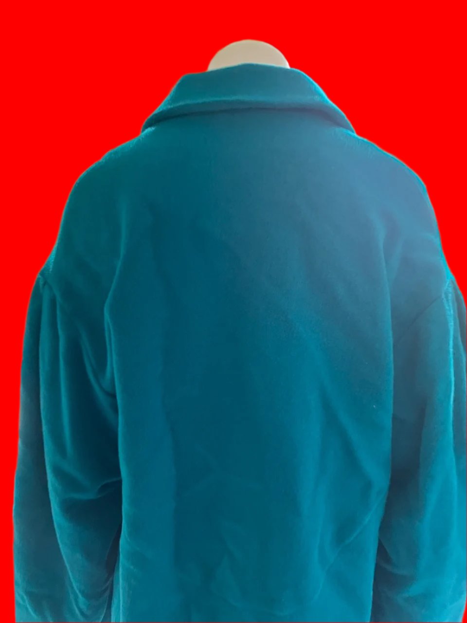 Curate By Trellise Cooper - Gorgeous Turquoise Wool Coat - Size: M