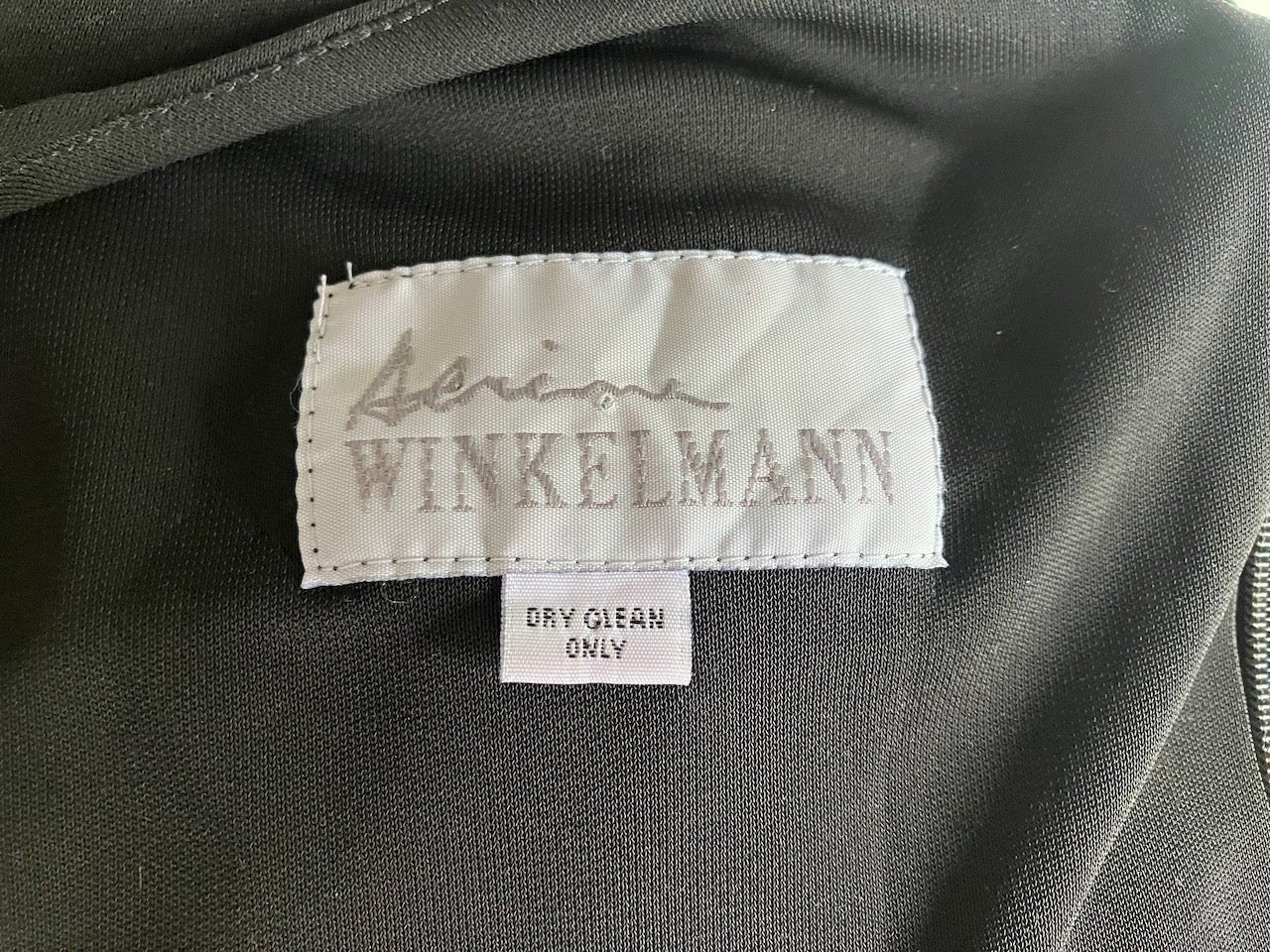 Adrienne Winkelmann - NZ Designer - Little Black Dress - Size: 8