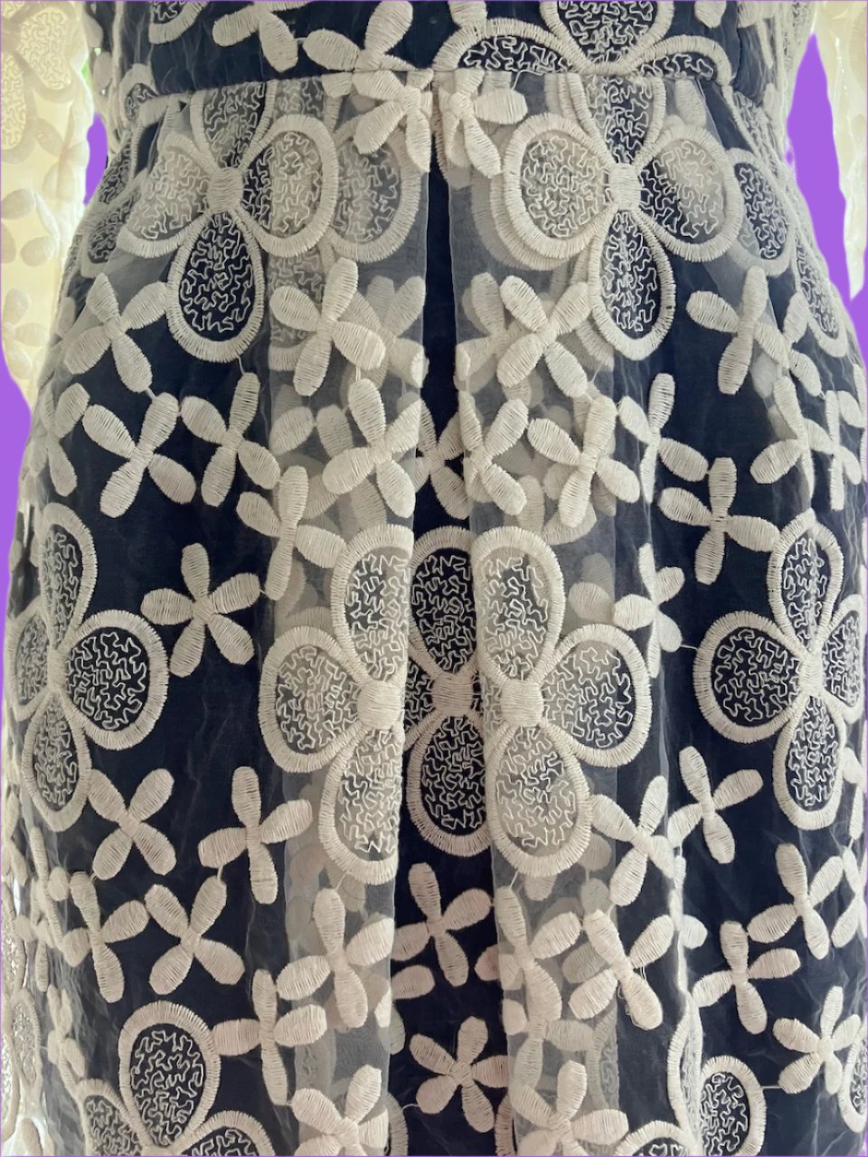 Lemonade On The Lawn - Embroided Designer Dress - Size: 10