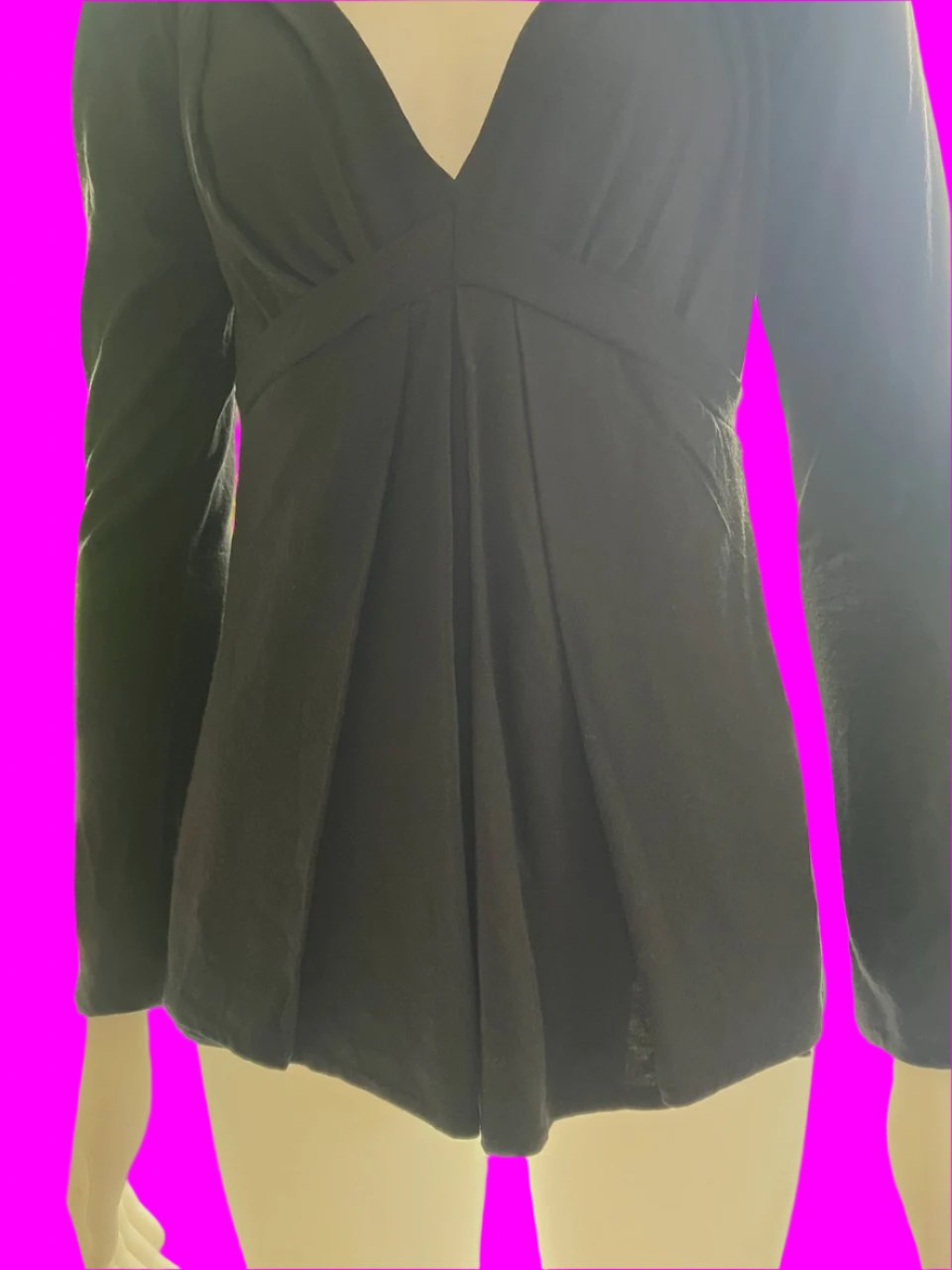 Vanessa Bruno - French Designer Merino Top - Size: S