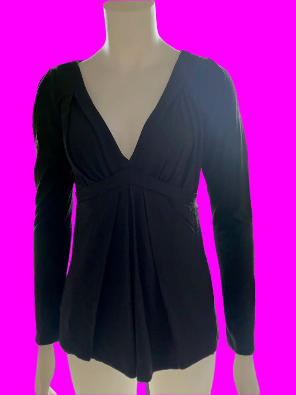Vanessa Bruno - French Designer Merino Top - Size: S