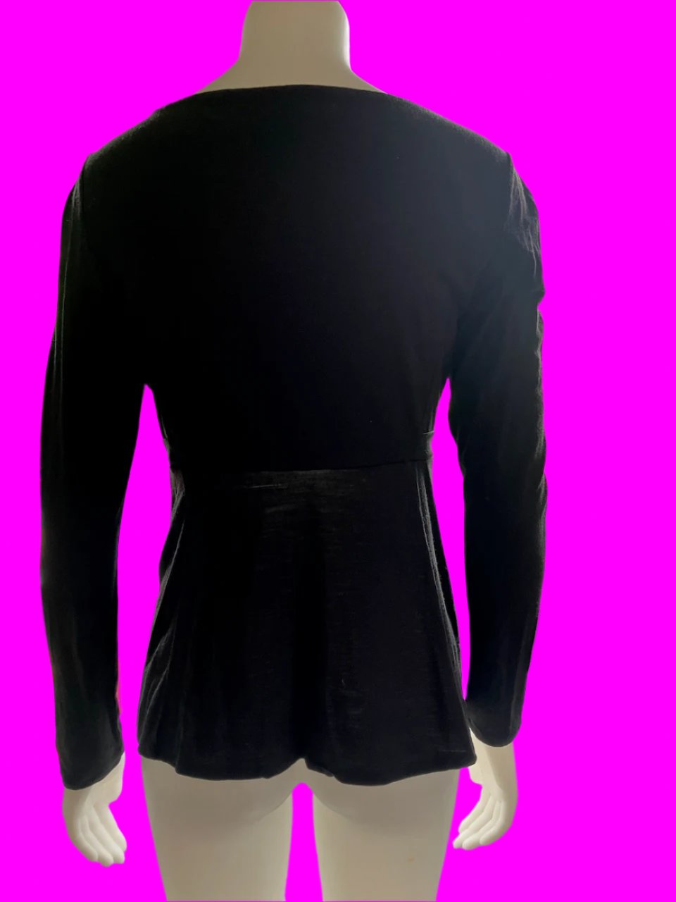 Vanessa Bruno - French Designer Merino Top - Size: S