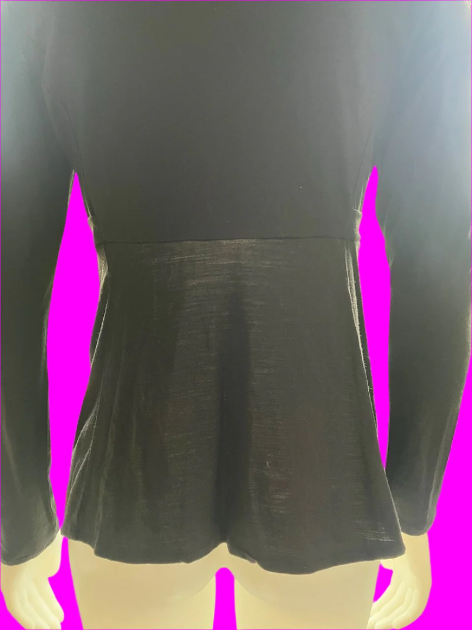 Vanessa Bruno - French Designer Merino Top - Size: S