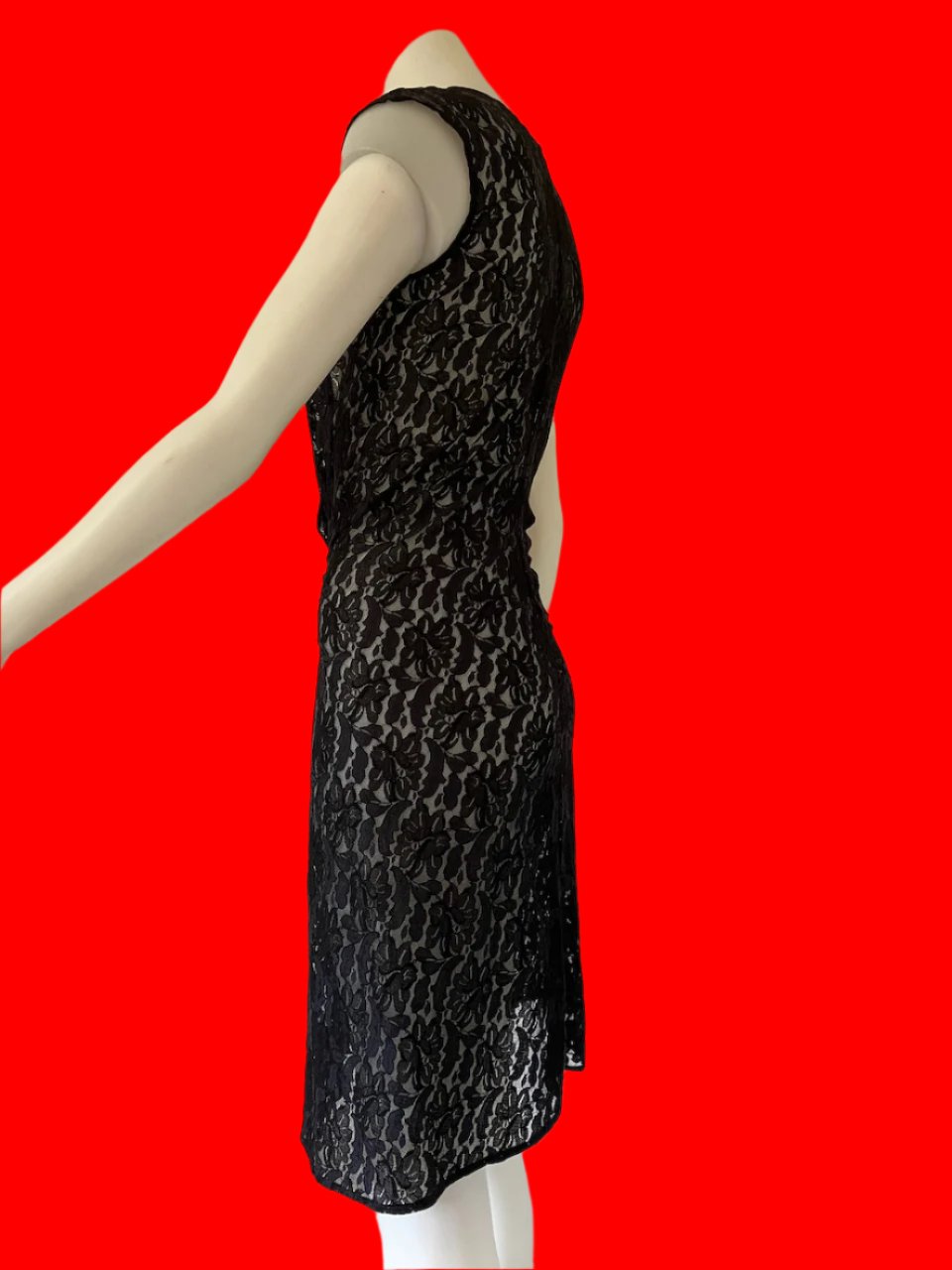 Moochi - Stylish Black Lace Dress - Size: 6