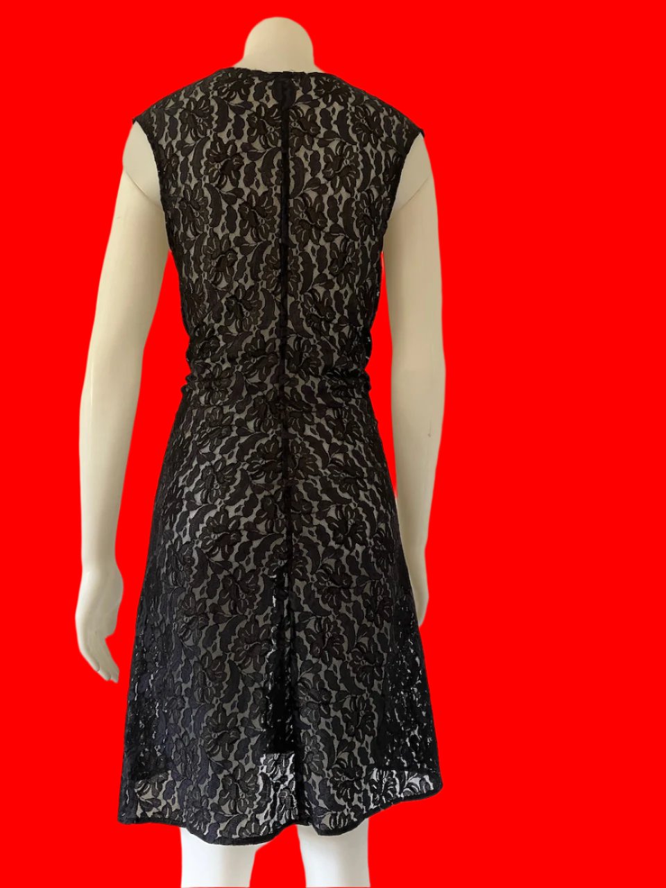 Moochi - Stylish Black Lace Dress - Size: 6