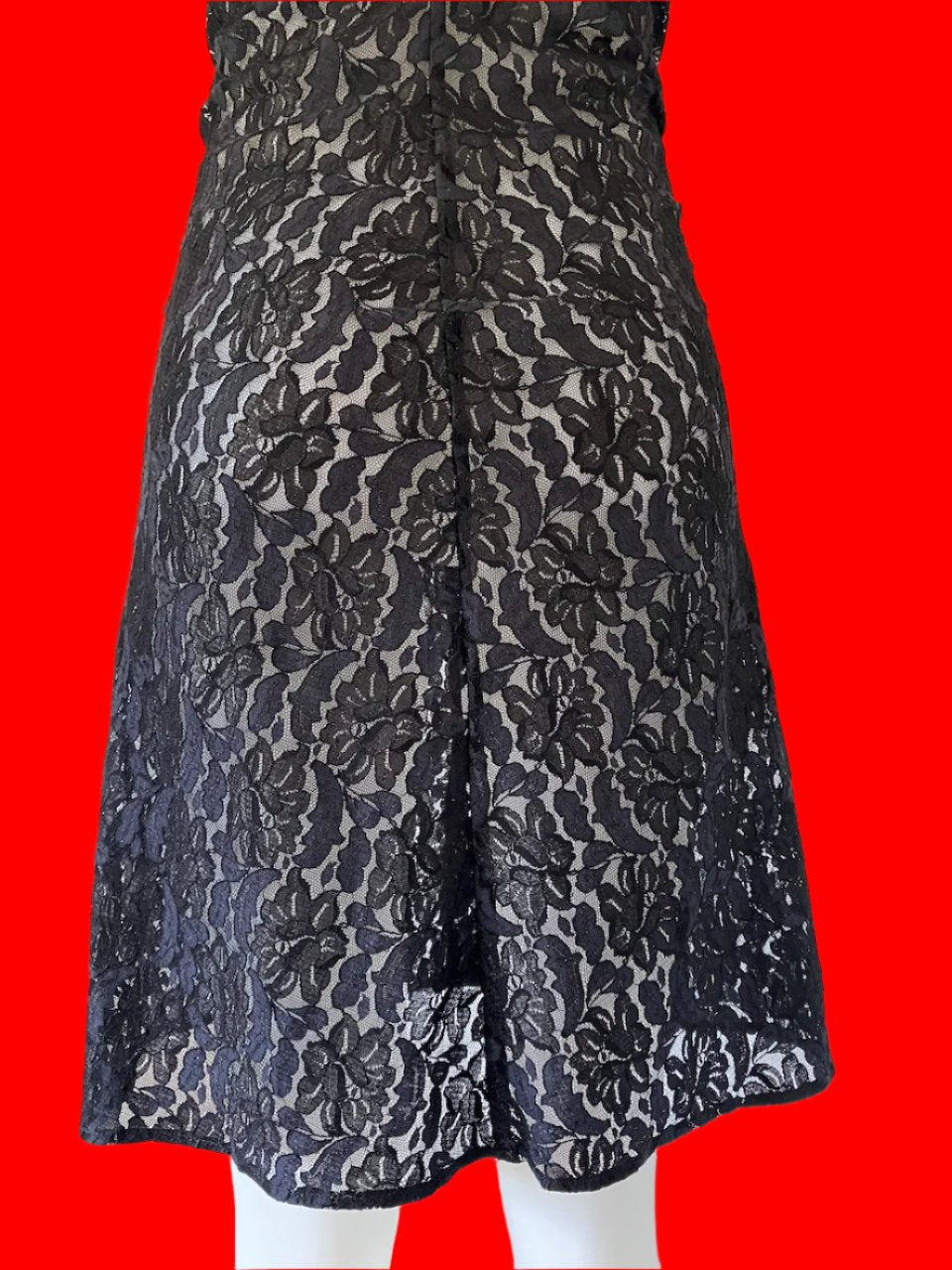 Moochi - Stylish Black Lace Dress - Size: 6