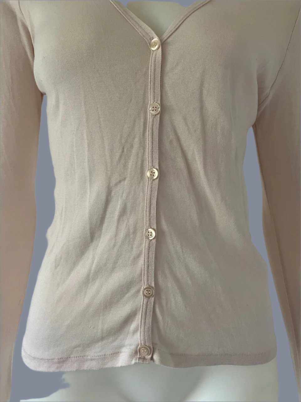 Vanessa Bruno - Baby Pink Cotton Cardigan - Size: XS