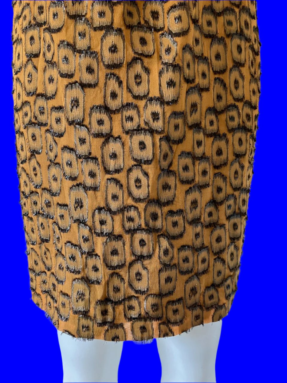 Gorman - Copper Textured Party Dress - Size: 12