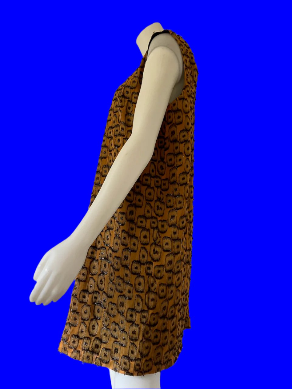 Gorman - Copper Textured Party Dress - Size: 12