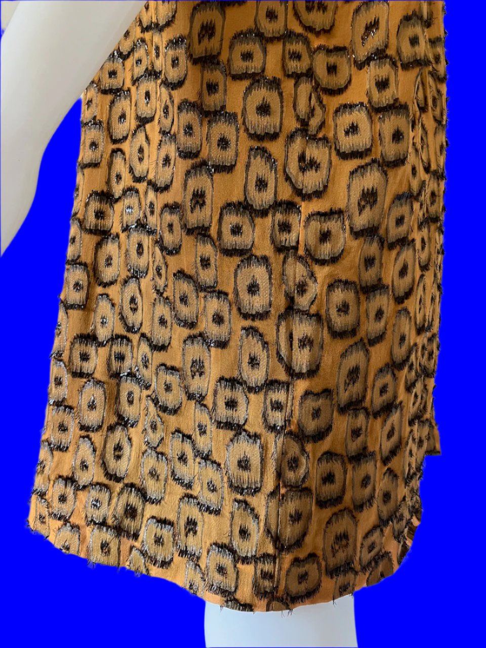 Gorman - Copper Textured Party Dress - Size: 12