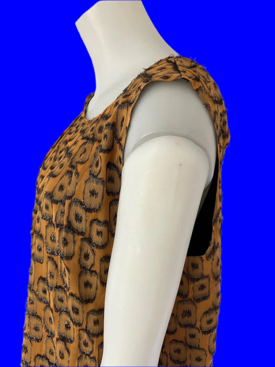 Gorman - Copper Textured Party Dress - Size: 12