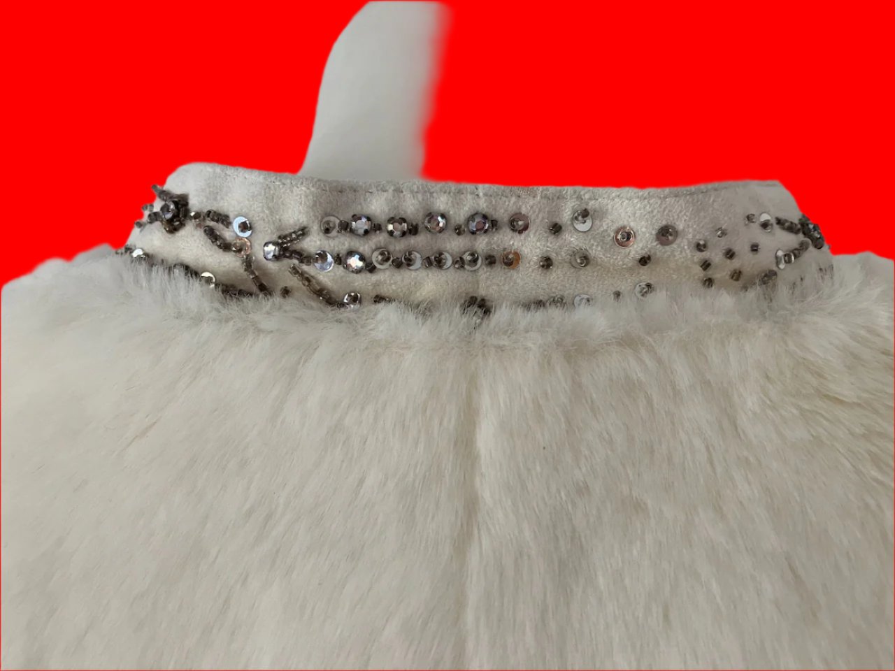 Guess - Glamorous Faux Fur Shrug Jacket - Size: XS