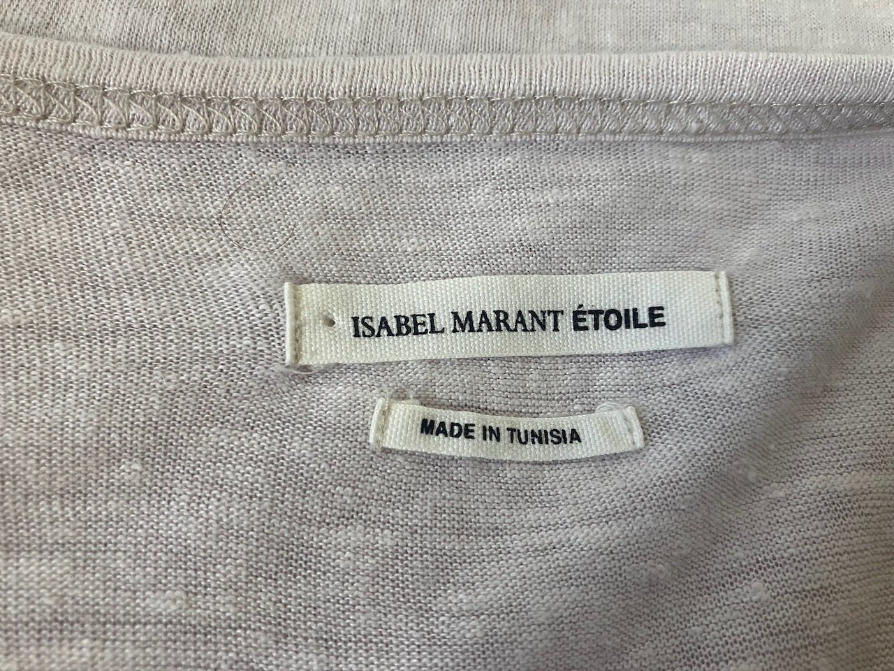 Isabel Marant Etoile - Linen Tee - Size: S