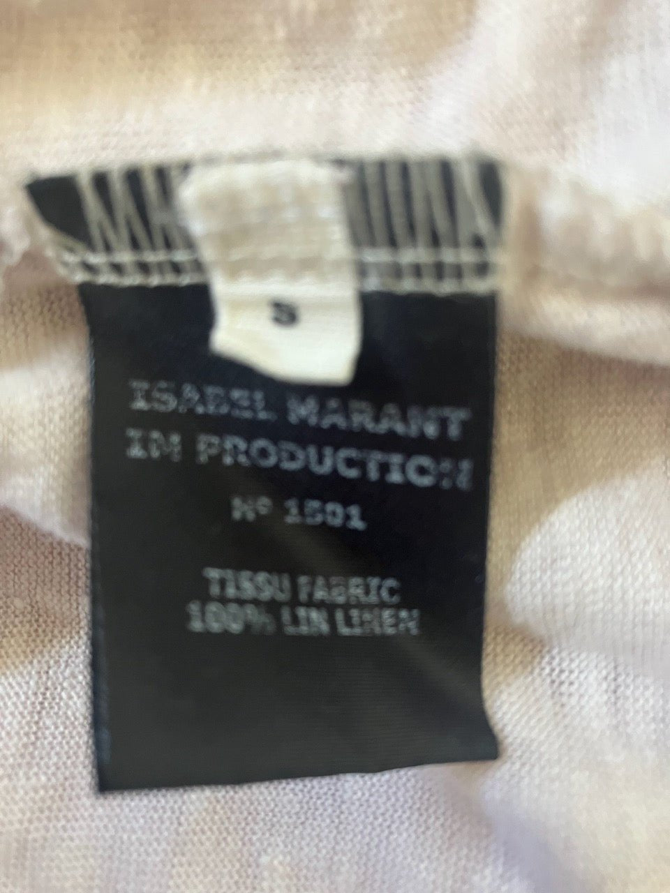 Isabel Marant Etoile - Linen Tee - Size: S