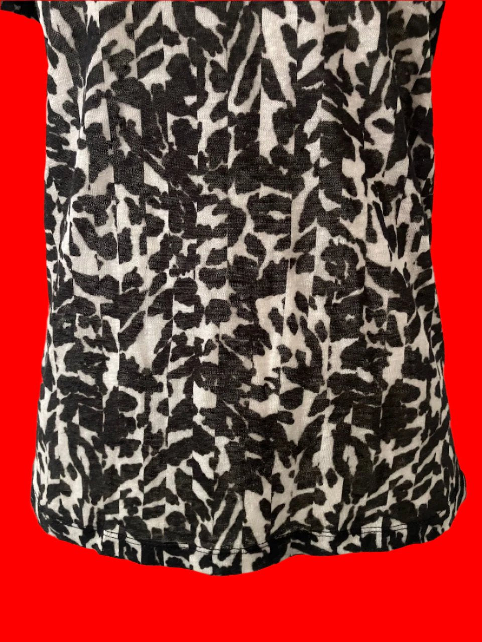 Isabel Marant Etoile - Linen Tee With Print - Size: S