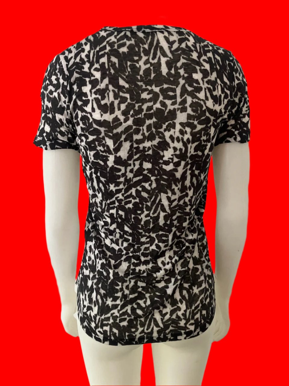 Isabel Marant Etoile - Linen Tee With Print - Size: S