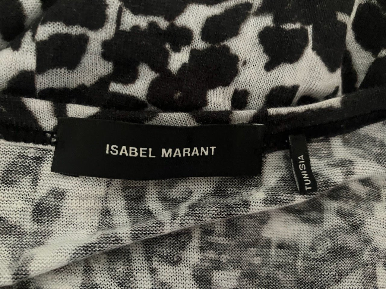 Isabel Marant Etoile - Linen Tee With Print - Size: S