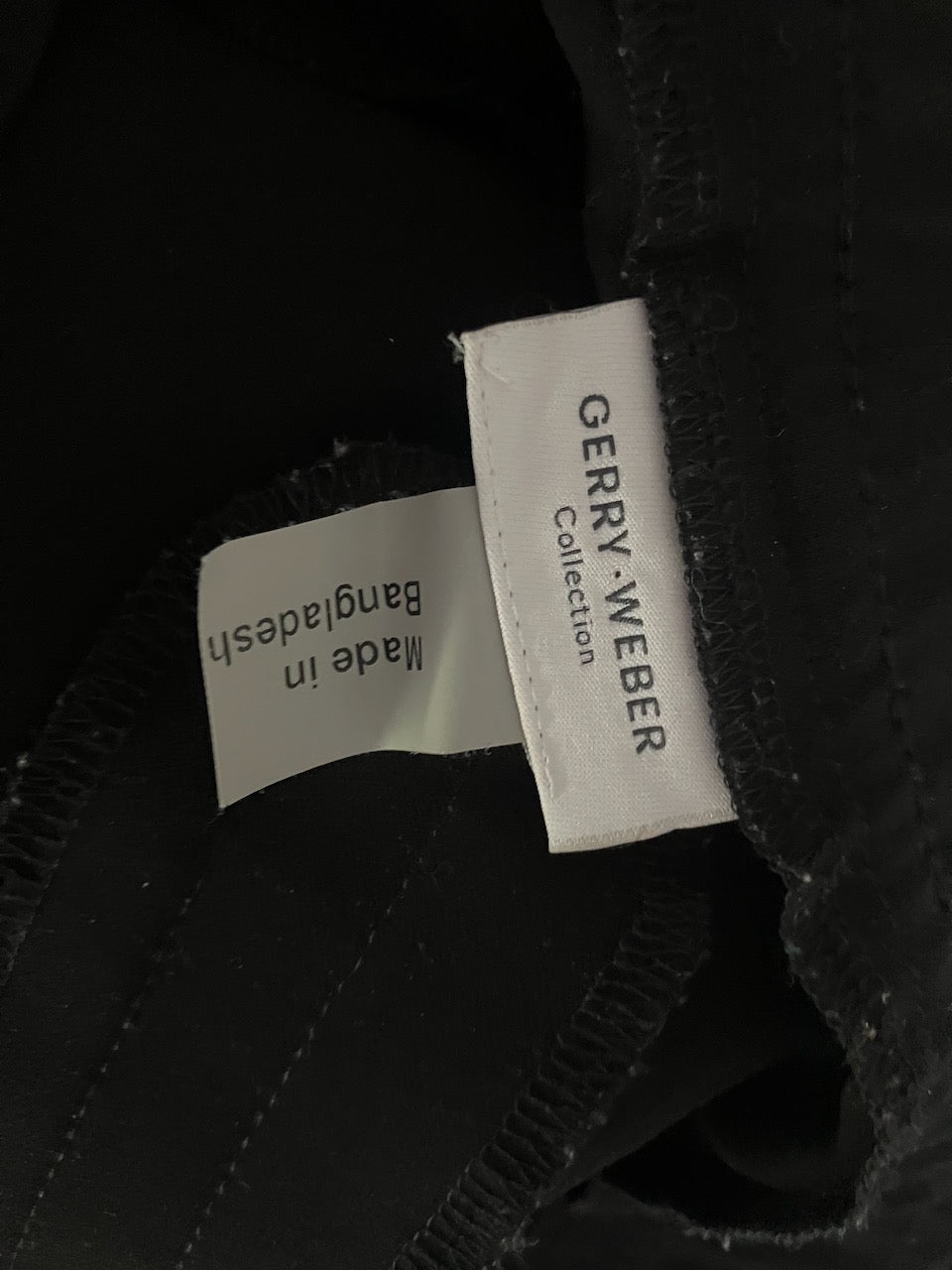 Gerry Weber - Black Lace Front Pants - Size - 14
