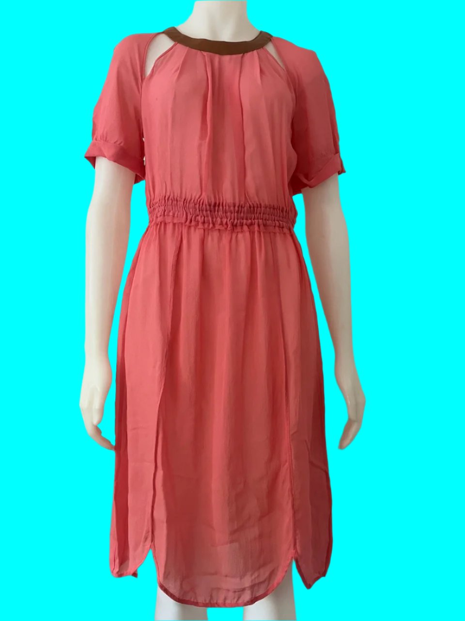 Kate Sylvester - Pure Silk Pink Dress - Size: M