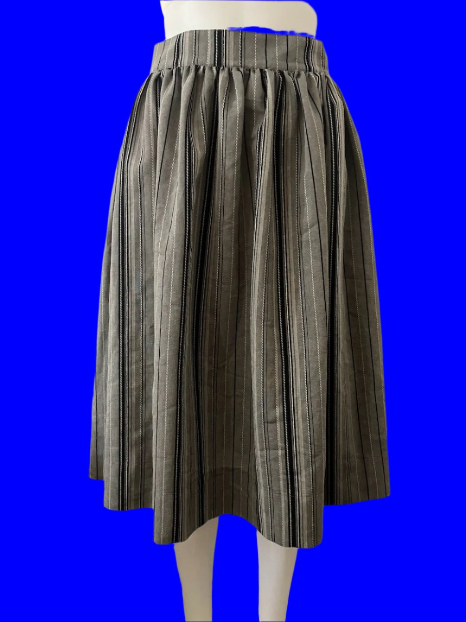 Nelson Molloy - Australian Designer Striped Skirt - Size: 10