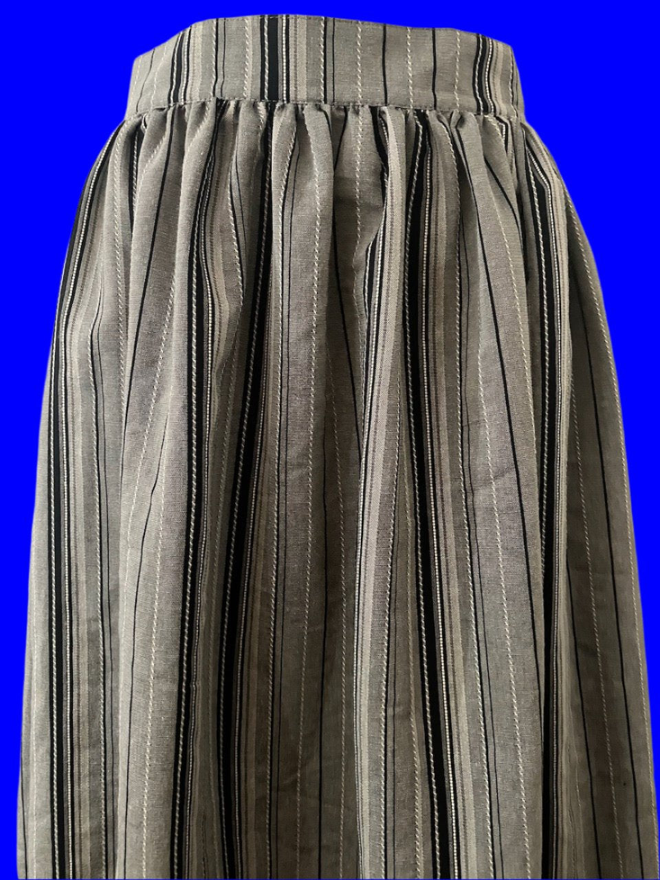 Nelson Molloy - Australian Designer Striped Skirt - Size: 10
