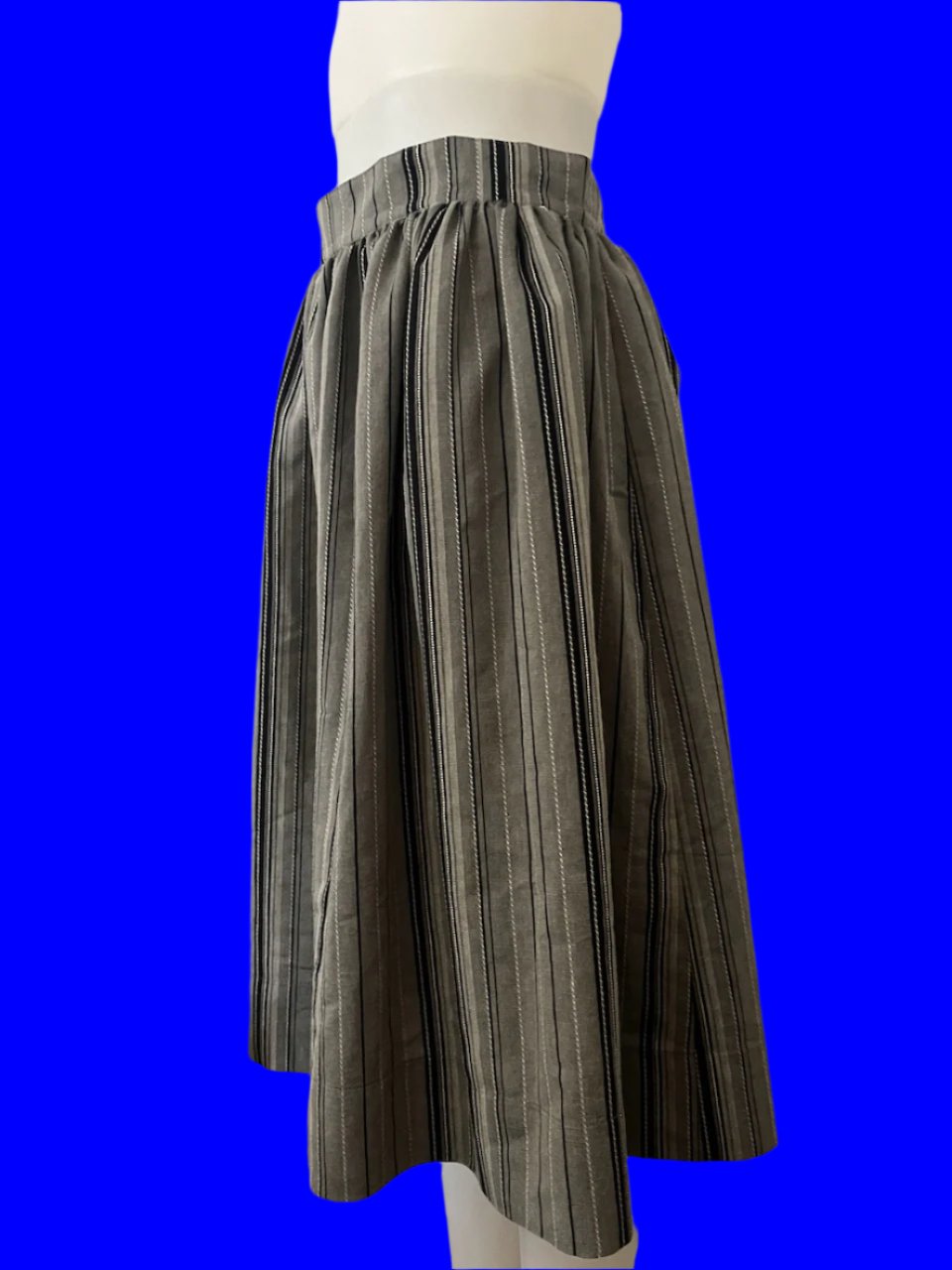 Nelson Molloy - Australian Designer Striped Skirt - Size: 10