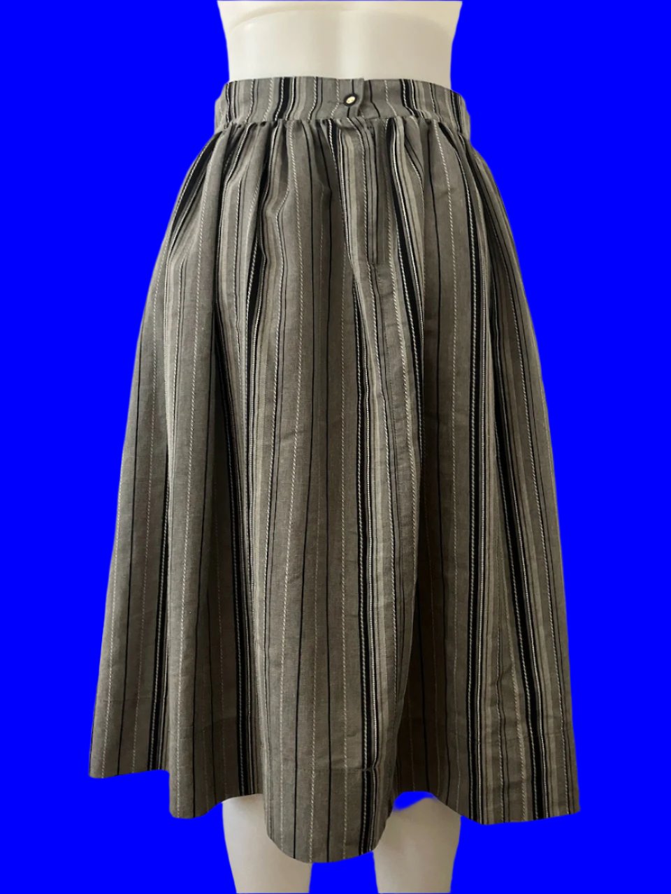 Nelson Molloy - Australian Designer Striped Skirt - Size: 10