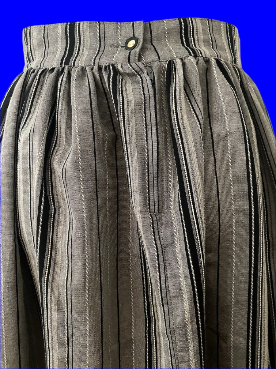 Nelson Molloy - Australian Designer Striped Skirt - Size: 10