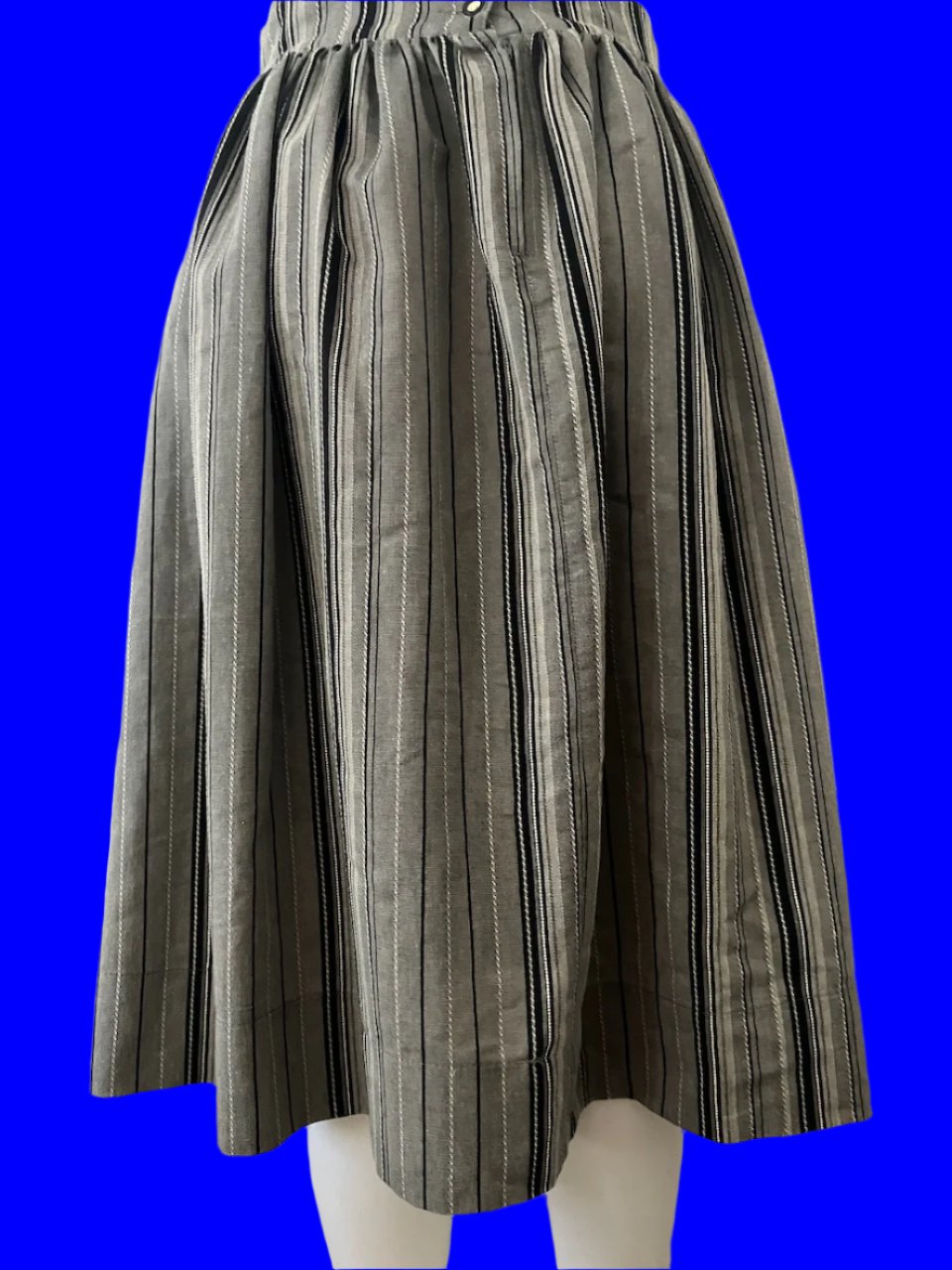 Nelson Molloy - Australian Designer Striped Skirt - Size: 10