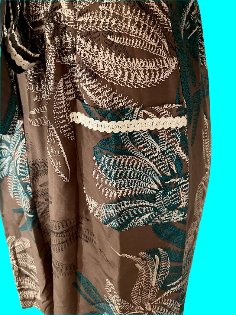 Lisa Ho - Australian Designer Tropical Print Dress - Size: 12