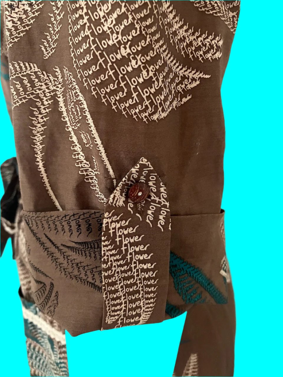 Lisa Ho - Australian Designer Tropical Print Dress - Size: 12
