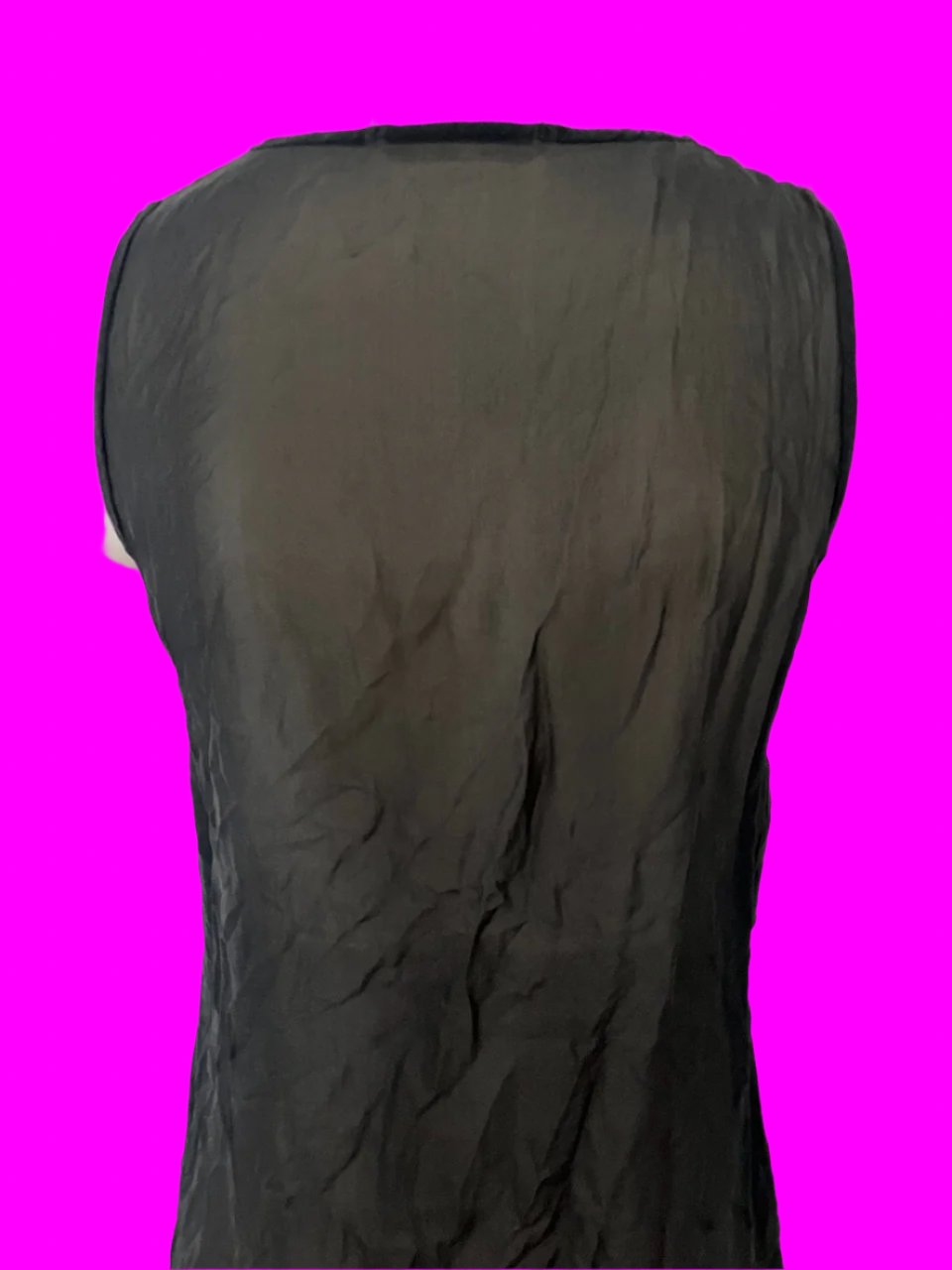 Angela Lewis - NZ Designer Silk & Viscose Top - Size: 8